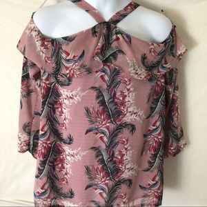 Cold shoulder blouse